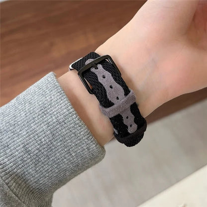 For Apple Watch Series 9 8 7 41mm / Series 6 5 4 SE SE (2022) SE (2023) 40mm / Series 3 2 1 38mm Mesh+Leather Band