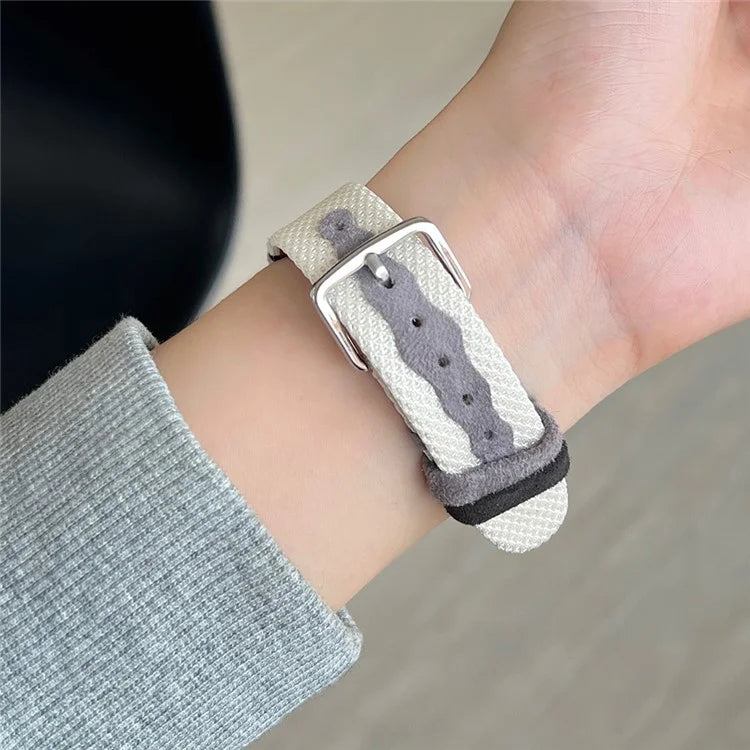For Apple Watch Series 9 8 7 41mm / Series 6 5 4 SE SE (2022) SE (2023) 40mm / Series 3 2 1 38mm Mesh+Leather Band