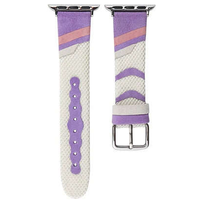For Apple Watch Series 9 8 7 41mm / Series 6 5 4 SE SE (2022) SE (2023) 40mm / Series 3 2 1 38mm Mesh+Leather Band