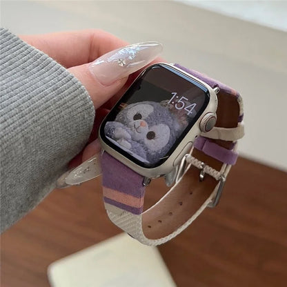 For Apple Watch Series 9 8 7 41mm / Series 6 5 4 SE SE (2022) SE (2023) 40mm / Series 3 2 1 38mm Mesh+Leather Band