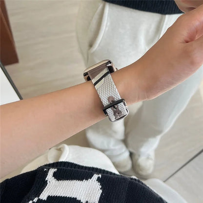 For Apple Watch Series 9 8 7 41mm / Series 6 5 4 SE SE (2022) SE (2023) 40mm / Series 3 2 1 38mm Mesh+Leather Band