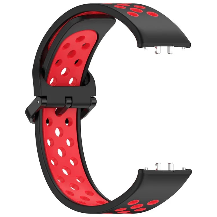 For Samsung Galaxy Fit3 Silicone Watch Bands Dual-Color Wrist Straps Replacement Parts