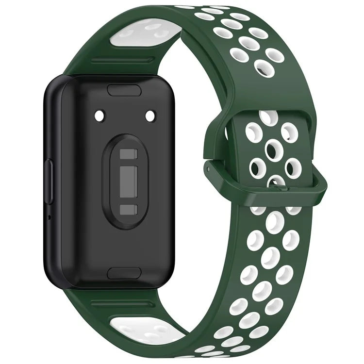For Samsung Galaxy Fit3 Silicone Watch Bands Dual-Color Wrist Straps Replacement Parts