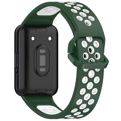 For Samsung Galaxy Fit3 Silicone Watch Bands Dual-Color Wrist Straps Replacement Parts