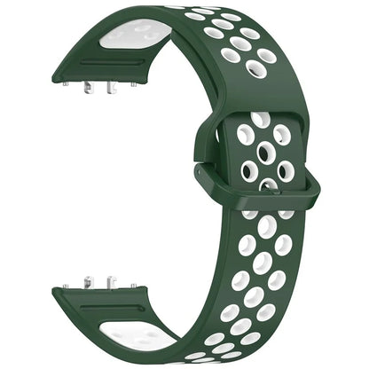 For Samsung Galaxy Fit3 Silicone Watch Bands Dual-Color Wrist Straps Replacement Parts