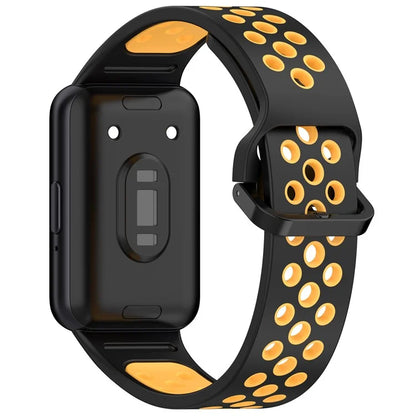 For Samsung Galaxy Fit3 Silicone Watch Bands Dual-Color Wrist Straps Replacement Parts