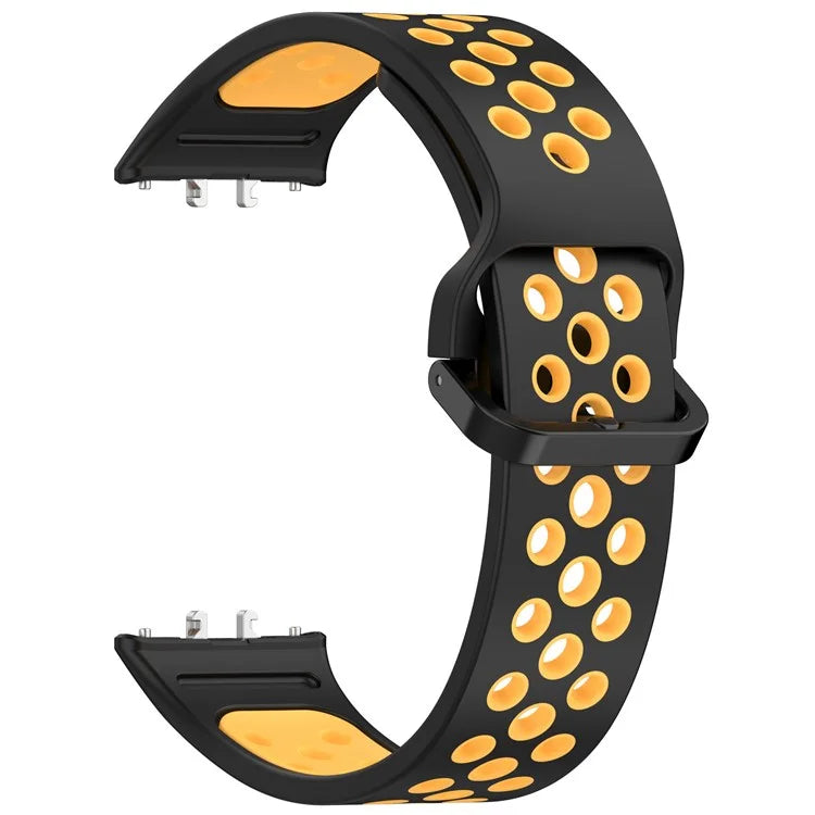 For Samsung Galaxy Fit3 Silicone Watch Bands Dual-Color Wrist Straps Replacement Parts