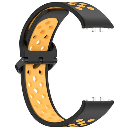 For Samsung Galaxy Fit3 Silicone Watch Bands Dual-Color Wrist Straps Replacement Parts