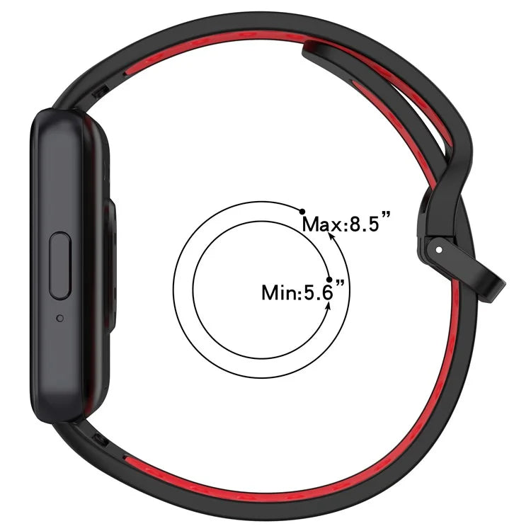 For Samsung Galaxy Fit3 Silicone Watch Bands Dual-Color Wrist Straps Replacement Parts