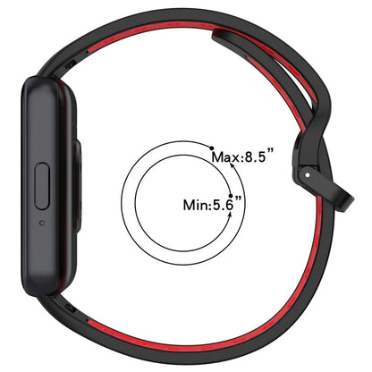 For Samsung Galaxy Fit3 Silicone Watch Bands Dual-Color Wrist Straps Replacement Parts