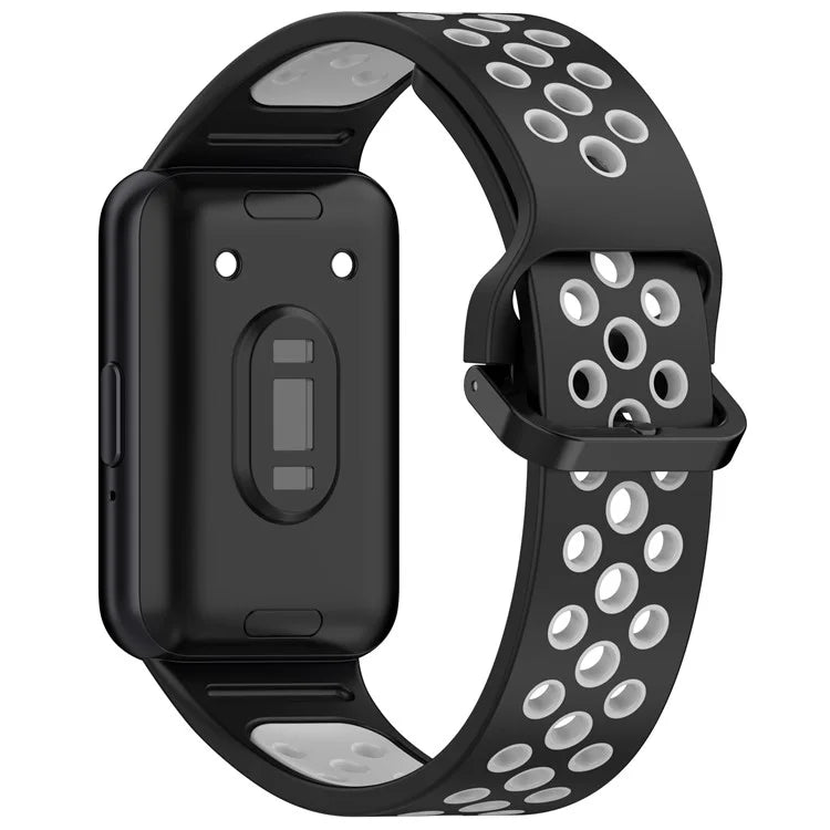 For Samsung Galaxy Fit3 Silicone Watch Bands Dual-Color Wrist Straps Replacement Parts