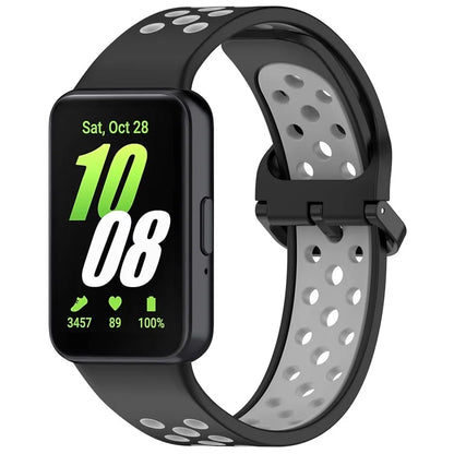 For Samsung Galaxy Fit3 Silicone Watch Bands Dual-Color Wrist Straps Replacement Parts