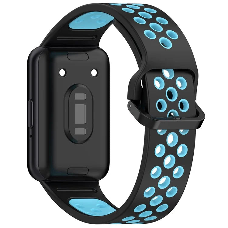 For Samsung Galaxy Fit3 Silicone Watch Bands Dual-Color Wrist Straps Replacement Parts