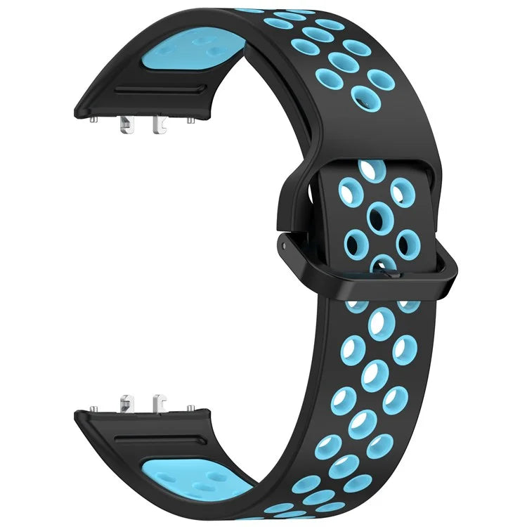 For Samsung Galaxy Fit3 Silicone Watch Bands Dual-Color Wrist Straps Replacement Parts