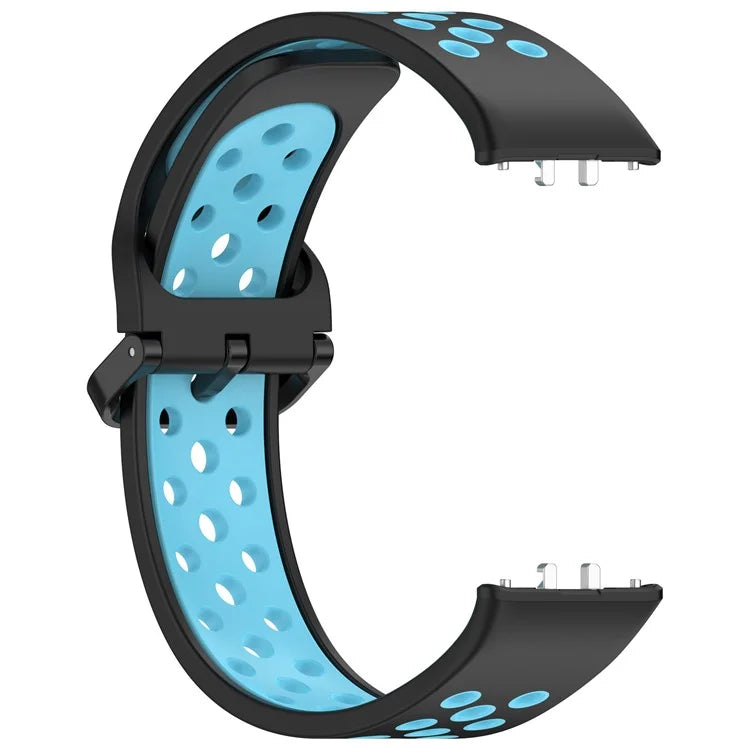 For Samsung Galaxy Fit3 Silicone Watch Bands Dual-Color Wrist Straps Replacement Parts