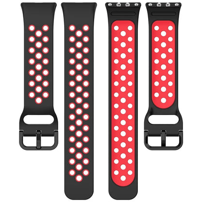 For Samsung Galaxy Fit3 Silicone Watch Bands Dual-Color Wrist Straps Replacement Parts