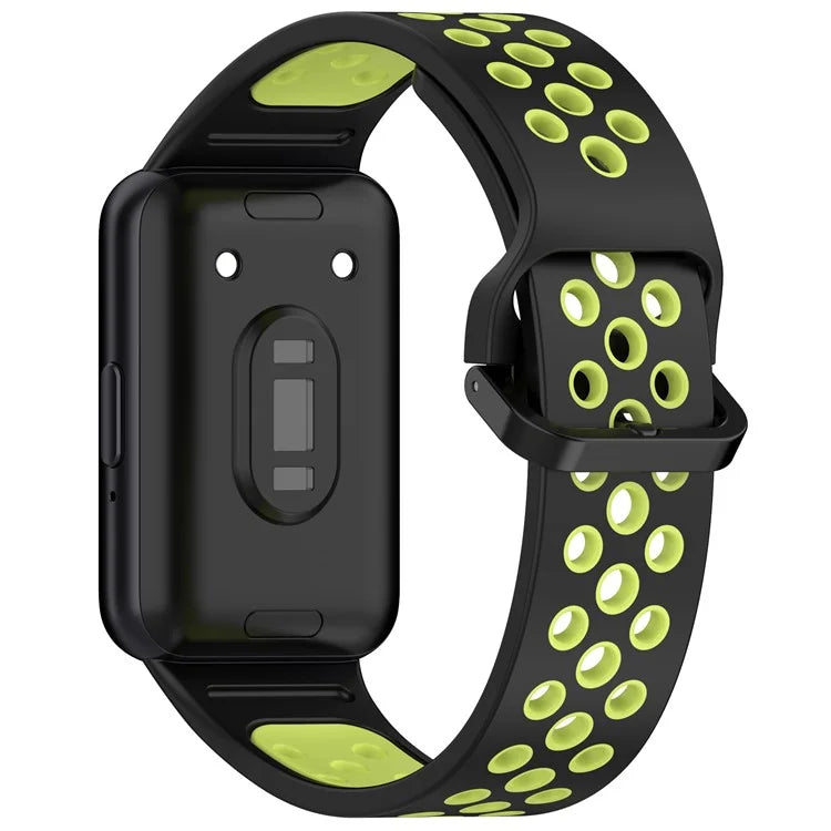 For Samsung Galaxy Fit3 Silicone Watch Bands Dual-Color Wrist Straps Replacement Parts