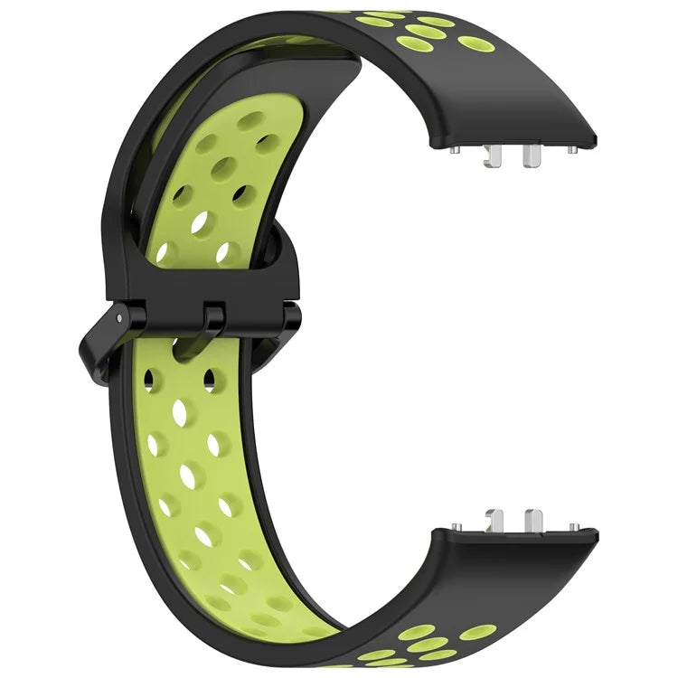 For Samsung Galaxy Fit3 Silicone Watch Bands Dual-Color Wrist Straps Replacement Parts