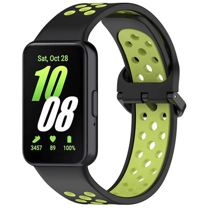 For Samsung Galaxy Fit3 Silicone Watch Bands Dual-Color Wrist Straps Replacement Parts