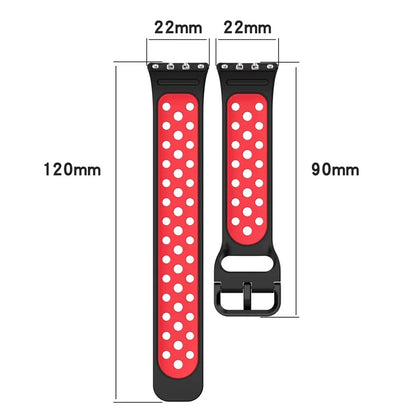 For Samsung Galaxy Fit3 Silicone Watch Bands Dual-Color Wrist Straps Replacement Parts