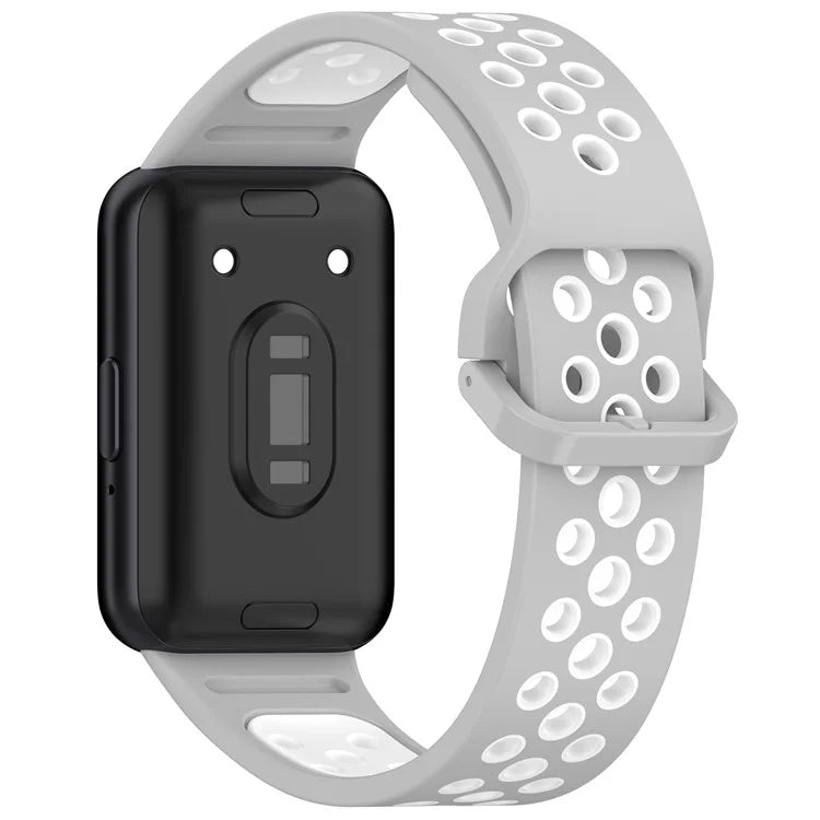 For Samsung Galaxy Fit3 Silicone Watch Bands Dual-Color Wrist Straps Replacement Parts