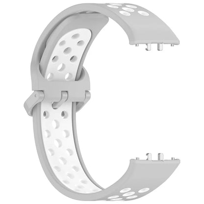 For Samsung Galaxy Fit3 Silicone Watch Bands Dual-Color Wrist Straps Replacement Parts
