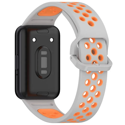 For Samsung Galaxy Fit3 Silicone Watch Bands Dual-Color Wrist Straps Replacement Parts