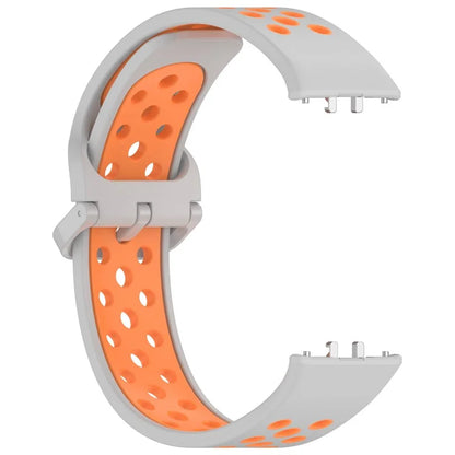 For Samsung Galaxy Fit3 Silicone Watch Bands Dual-Color Wrist Straps Replacement Parts