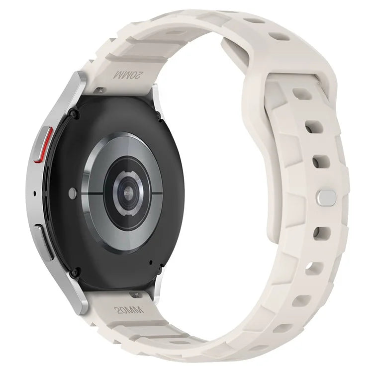 For Huawei Watch GT 3 42mm / GT 3 Pro 43mm Silicone Band 20mm Armour Watch Strap Replacement