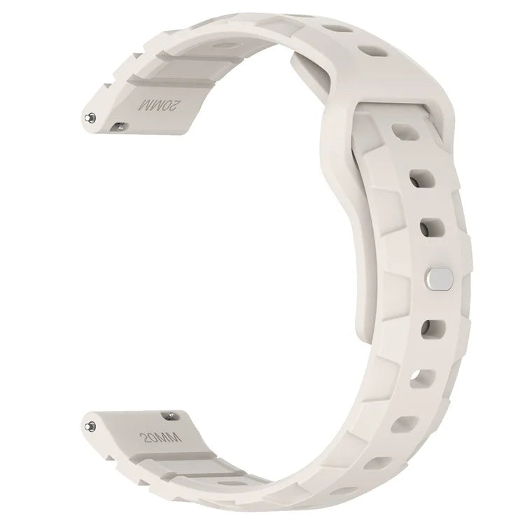 For Huawei Watch GT 3 42mm / GT 3 Pro 43mm Silicone Band 20mm Armour Watch Strap Replacement