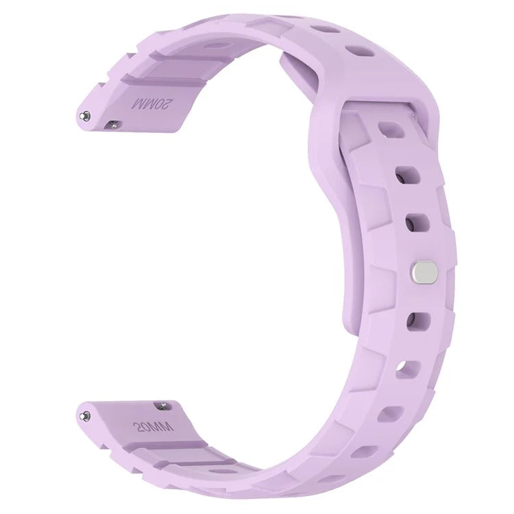For Huawei Watch GT 3 42mm / GT 3 Pro 43mm Silicone Band 20mm Armour Watch Strap Replacement