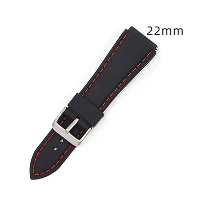 For Huawei Watch GT 4 46mm / Watch 4 / Watch 4 Pro Fluorubber Strap 22mm Waterproof Watch Band