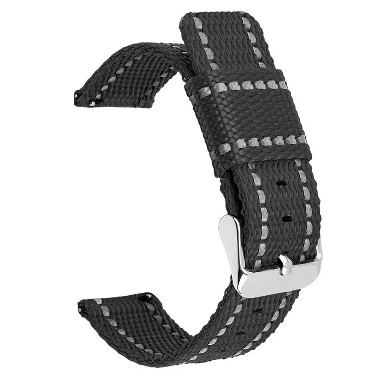 For Huawei Watch GT 3 42mm / Watch GT 3 Pro 43mm Wrist Strap 20mm Texture Nylon Watch Strap
