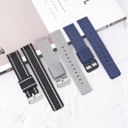 For Huawei Watch GT 3 42mm / Watch GT 3 Pro 43mm Wrist Strap 20mm Texture Nylon Watch Strap