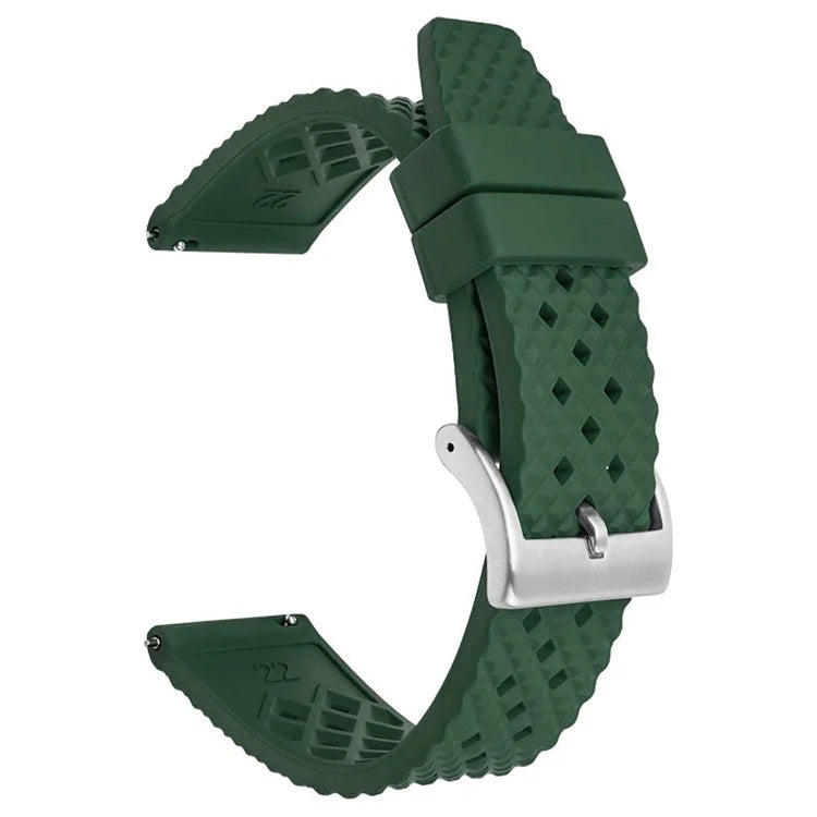 For Huawei Watch GT 3 42mm / GT 3 Pro 43mm Watch Strap 20mm Fluorubber Wrist Band