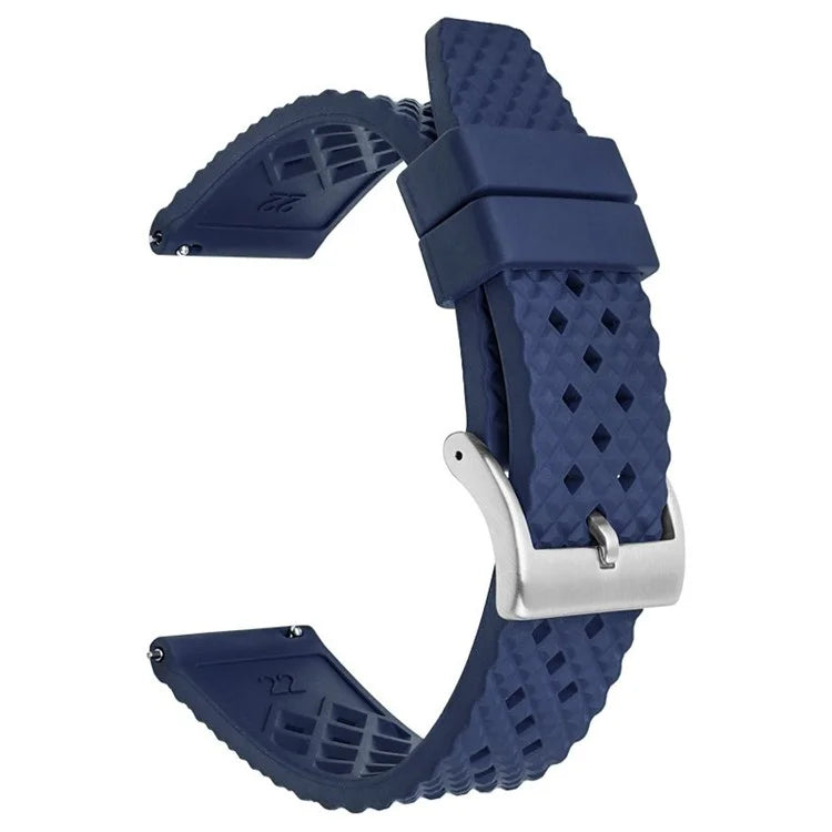 For Garmin Venu 3S / Watch GT 4 41mm Replacement Wrist Band 18mm Fluorubber Watch Strap