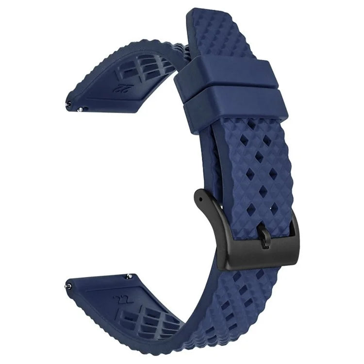 For Garmin Venu 3S / Watch GT 4 41mm Replacement Wrist Band 18mm Fluorubber Watch Strap
