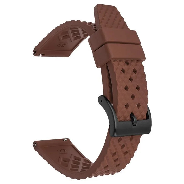 For Garmin Venu 3S / Watch GT 4 41mm Replacement Wrist Band 18mm Fluorubber Watch Strap