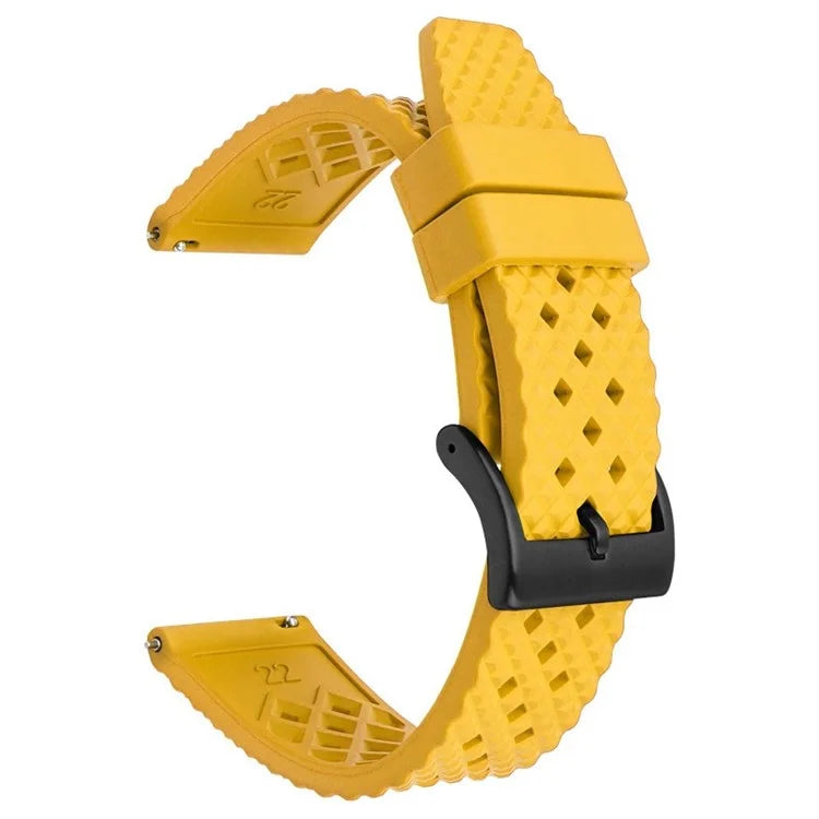 For Garmin Venu 3S / Watch GT 4 41mm Replacement Wrist Band 18mm Fluorubber Watch Strap