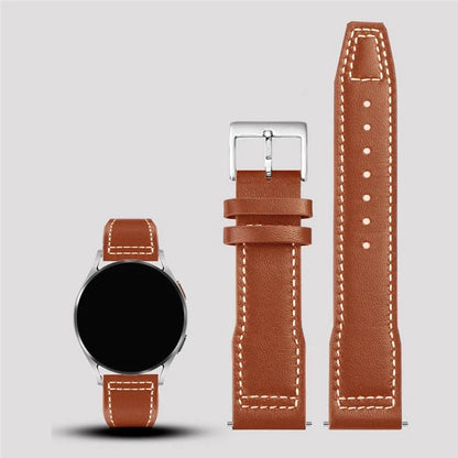 For Huawei Watch GT3 42mm / GT3 Pro 43mm Watch Strap 20mm Replacement Cowhide Wrist Band