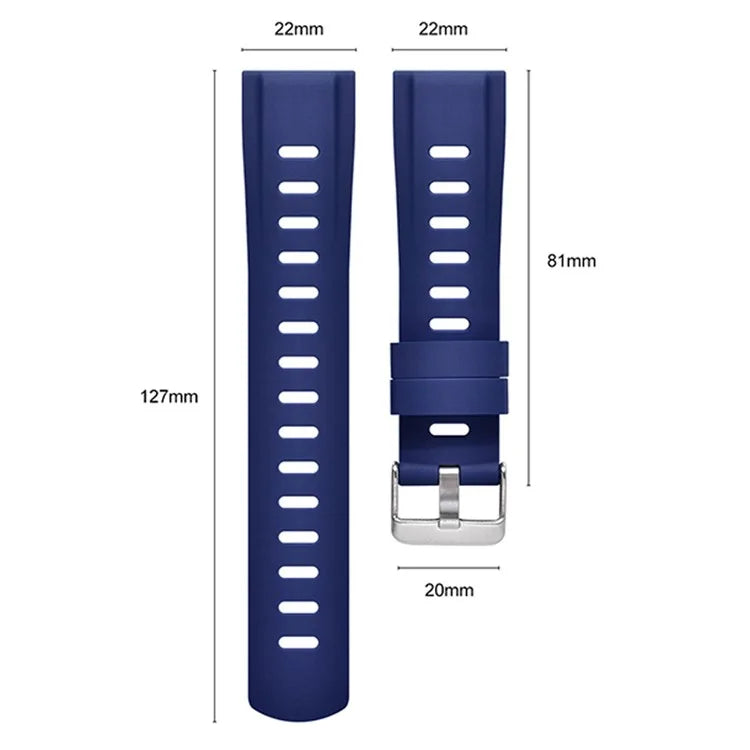 For Samsung / Huawei / Garmin 20mm Universal Watch Strap Replacement Silicone Wrist Band