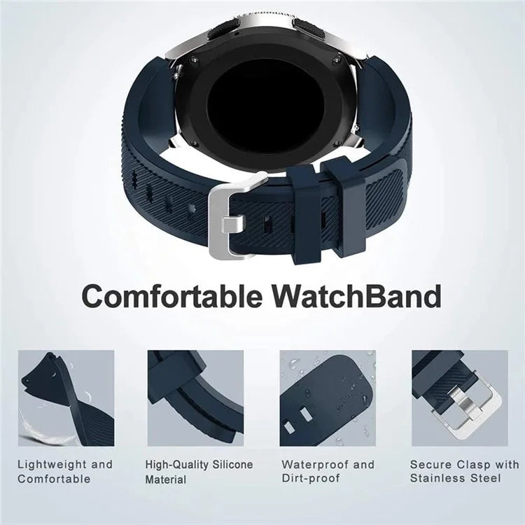 For Huawei Watch Watch 4 / GT 4 46mm / 4 Pro Replacement Strap 22mm Silicone Watch Band