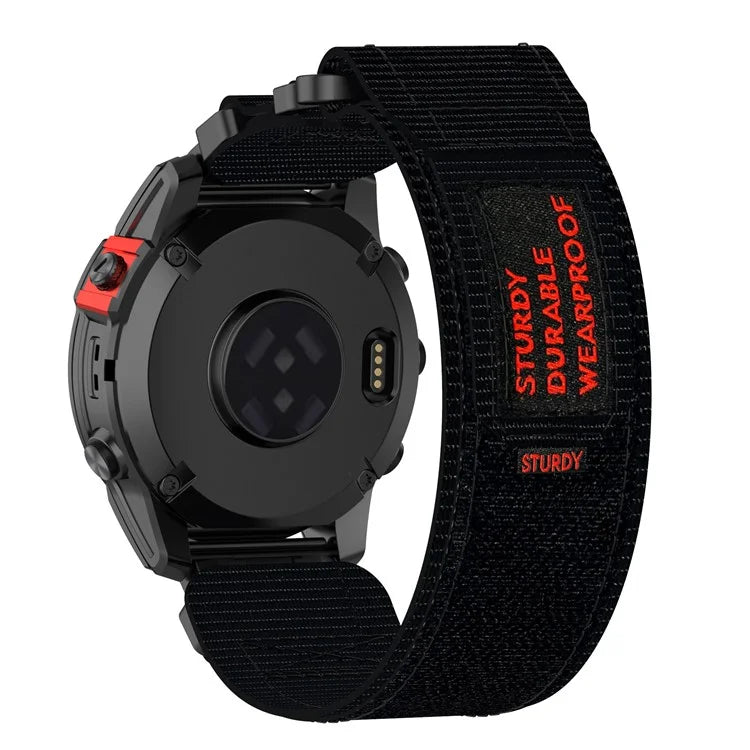 For Garmin Quickfit 20mm  /  Fenix 7S  /  7S Pro Nylon Wrist Band Magic Tape Watch Strap