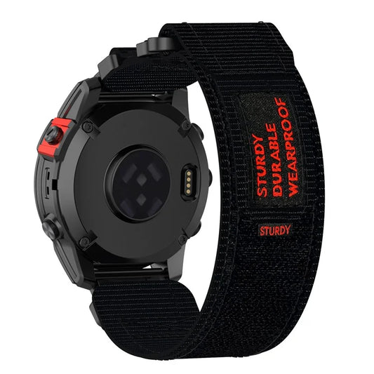 For Garmin Quickfit 20mm  /  Fenix 7S  /  7S Pro Nylon Wrist Band Magic Tape Watch Strap