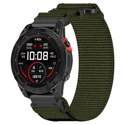 For Garmin Quickfit 20mm  /  Fenix 7S  /  7S Pro Nylon Wrist Band Magic Tape Watch Strap