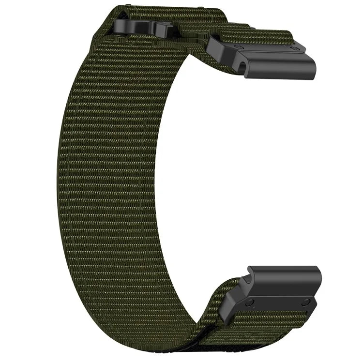 For Garmin Quickfit 20mm  /  Fenix 7S  /  7S Pro Nylon Wrist Band Magic Tape Watch Strap