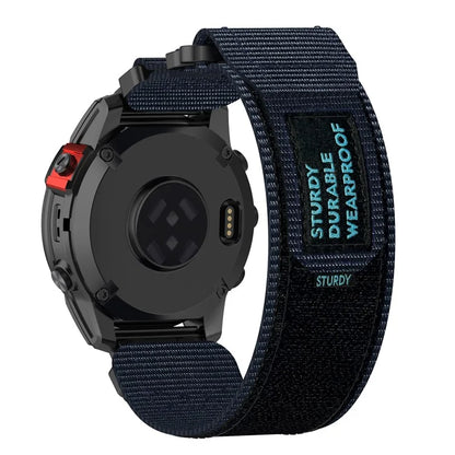 For Garmin Quickfit 20mm  /  Fenix 7S  /  7S Pro Nylon Wrist Band Magic Tape Watch Strap