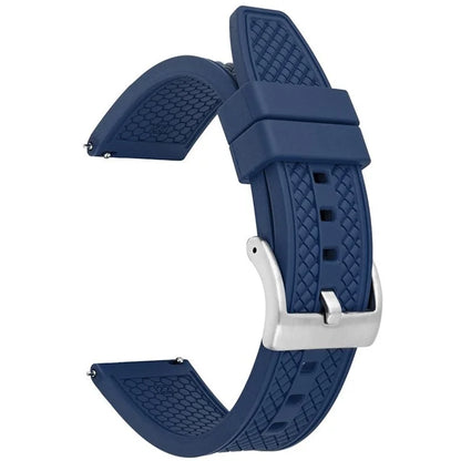 For Samsung / Huawei / Garmin Smart Watch Replacement Strap 20mm Universal Fluorubber Wrist Band