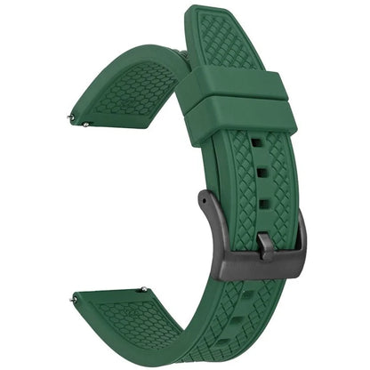 For Samsung / Huawei / Garmin Smart Watch Replacement Strap 20mm Universal Fluorubber Wrist Band