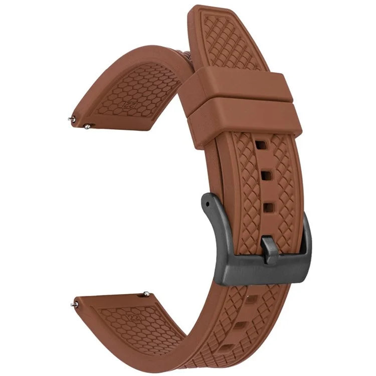 For Samsung / Huawei / Garmin Smart Watch Replacement Strap 20mm Universal Fluorubber Wrist Band
